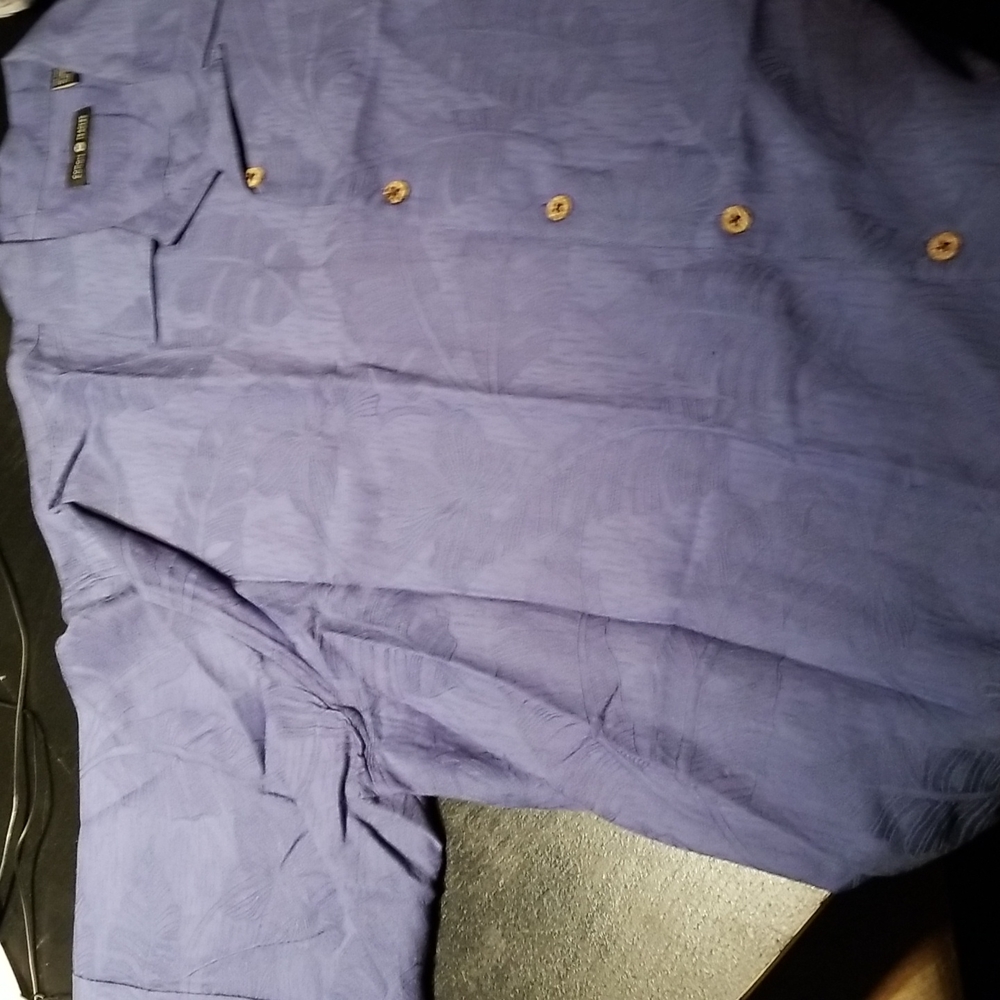 Blue Collared Button Down Like New Condition Sz 2… - image 3